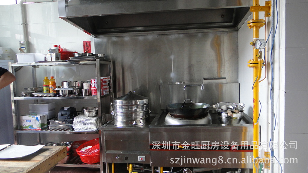 供應(yīng)不銹鋼雙層工作臺 餐廳商用廚房工程設(shè)備定做