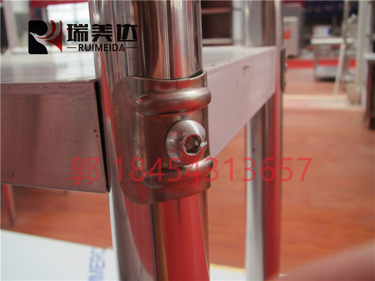 不銹鋼拉門工作臺(tái)飯店碗柜打荷切菜臺(tái)廚房定做奶茶臺(tái)