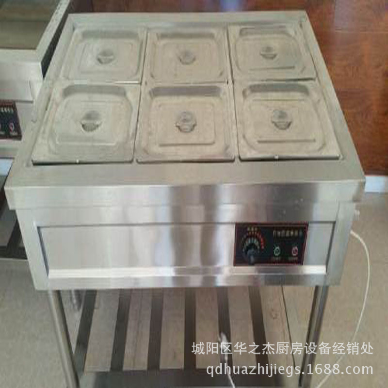 不銹鋼全自動(dòng)保溫控溫售飯臺(tái)廚房飯店酒店專用快餐臺(tái)售飯臺(tái)
