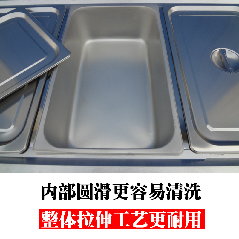 特價(jià)商用廚具不銹鋼電熱保溫湯池售飯臺(tái)快餐車暖湯爐外賣車送飯車