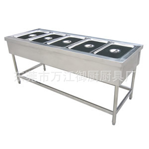 御廚優(yōu)質品牌供應不銹鋼電熱分餐保濕臺保溫售飯臺承接廚房工程