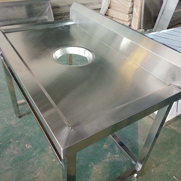 淄博不銹鋼廚具廠家直銷 簡(jiǎn)易殘食臺(tái) 做工精細(xì) 質(zhì)量保證【圖】