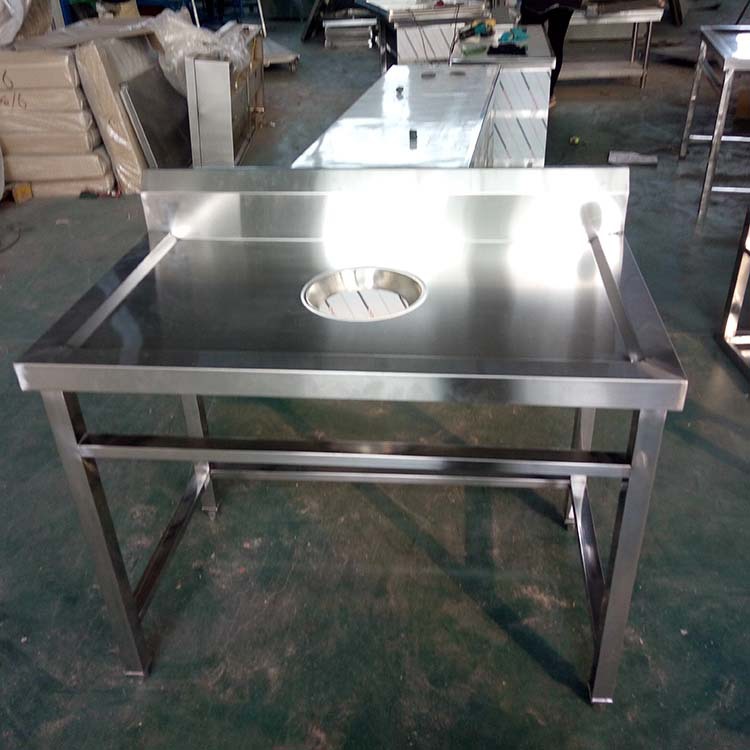 淄博不銹鋼廚具廠家直銷 簡(jiǎn)易殘食臺(tái) 做工精細(xì) 質(zhì)量保證【圖】