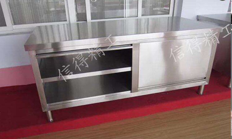 特價(jià)組裝雙通荷臺(tái) 廚房操作臺(tái) 砧板臺(tái) 雙通道打荷臺(tái)批發(fā)工作臺(tái)