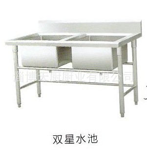 生產(chǎn)銷售雙星洗碗水池快餐店廚房設(shè)備價格優(yōu)惠