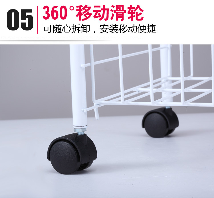 一件代銷 多功能蔬菜籃置物架可移動(dòng)蔬菜籃三層四層蔬菜架