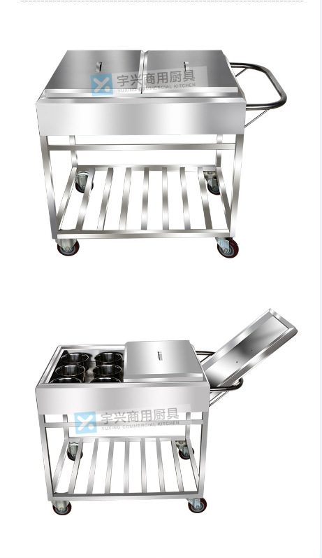 廠家直銷不銹鋼調(diào)料車 廚房調(diào)料臺 商用廚具餐車可定做