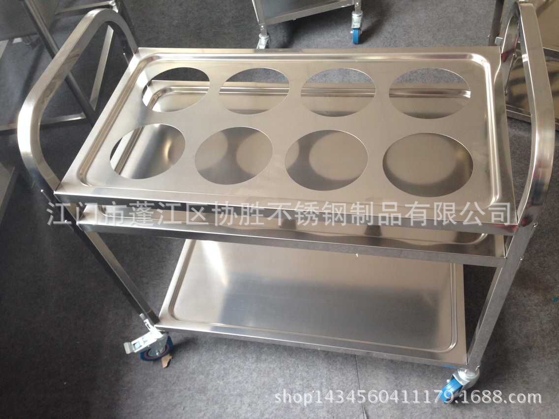 廠家大量供應不銹鋼調(diào)料車 訂做各類非標酒店用品手推車
