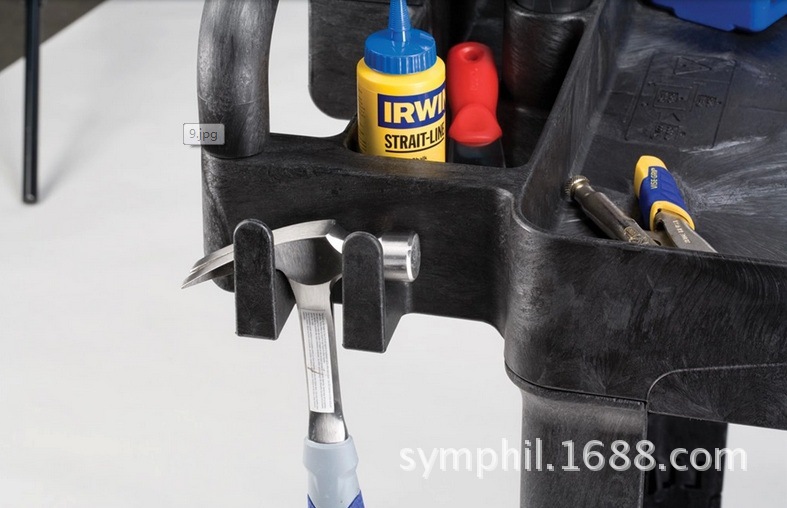 正品現(xiàn)貨樂柏美Rubbermaid雙層重型工業(yè)推車工具車工作臺(tái)4520