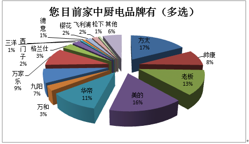 廚電小家電國產(chǎn)品牌完全主導地位