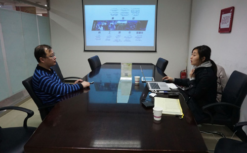 廚聯(lián)科技董事長鄭保華先生帶領團隊考察北京中搜