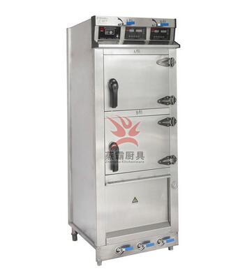 電能一體化雙門蒸柜 蒸霸廚具設(shè)備