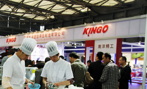 2012年上海國際酒店用品博覽會南洋公司精工參展現(xiàn)場