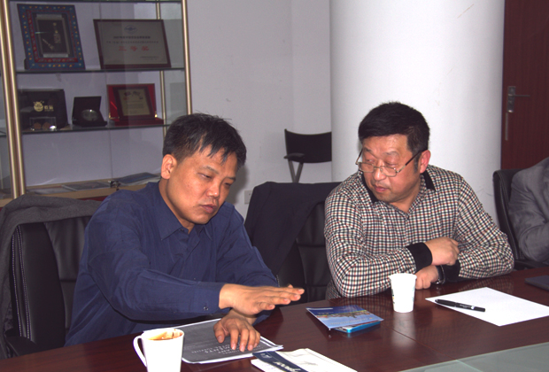 廚聯(lián)向中國貿(mào)促會(huì)貿(mào)易推廣交流中心領(lǐng)導(dǎo)匯報(bào)展會(huì)相關(guān)工作